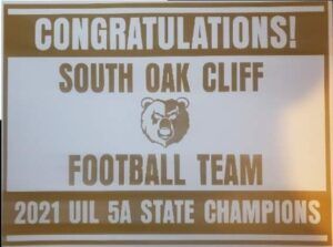 South Oak Cliff Sign